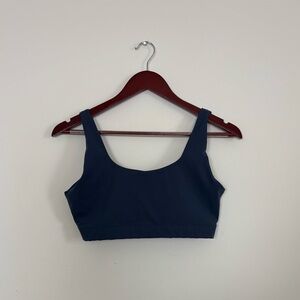 Everlane Blue Perform Sports Bra — Size Medium